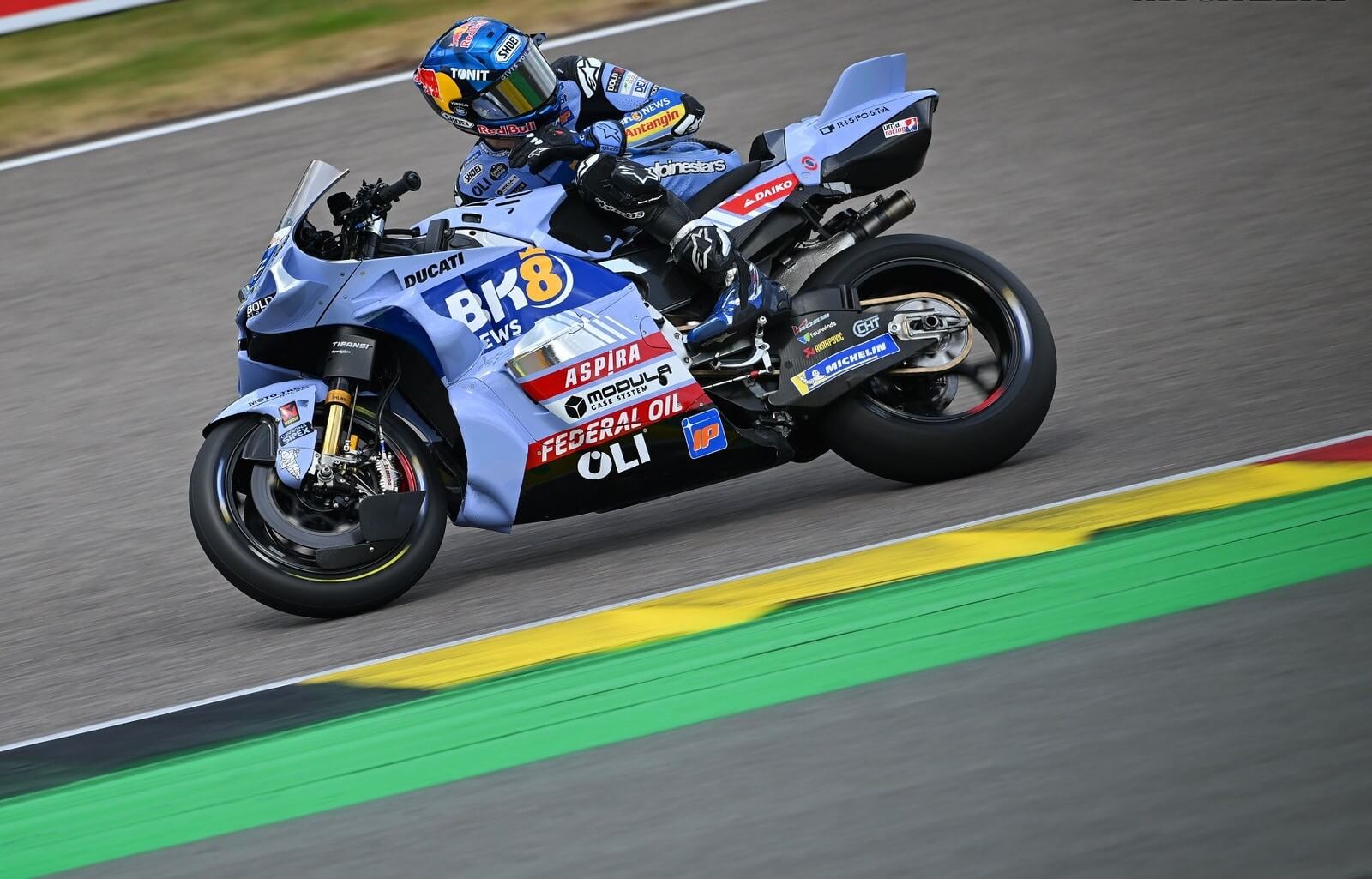 Cedera Tak Halangi Alex Marquez Tempati P2 di FP2 Jerman